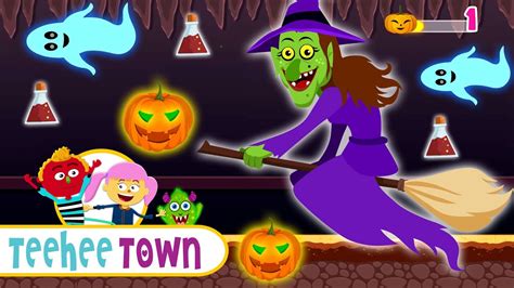 A Night of Magic: The Fiery Broomstick Journey of a Halloween Witch